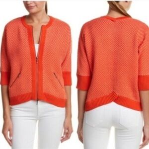 CAbi zip up sweater cardigan, Size XS